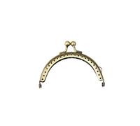 Boquillas para Bolsos 5 uds. Marco de Metal Vintage for monedero, cierre beso, marco for bolso, cierres, hebilla for, artesanía DIY(Bronze-6.5cm)