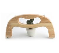 Boquillas para Bolsos Asas de madera for bolsos 20 x 8 cm, cierre beso, marcos for monederos, hebillas bloqueo, asas, soportes costura DIY, marco(Color2)