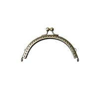 Boquillas para Bolsos Cierre de bolso con marco de metal vintage for manualidades DIY(Bronze-8.5cm)
