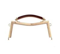 Boquillas para Bolsos Mini marco de Metal for bolso con cierre beso, accesorios for, 1 unidad(Gold01)
