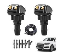 Boquillas para limpiaparabrisas delantero - Kit de de pulverización universal para automóvil, arandela ajustable | Rociador de limpiaparabrisas de diseño moderno creativo para la mayoría de los