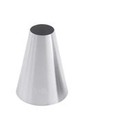 Boquillas para Mangas Pasteleras Multi-size Large Size Round Piping Nozzle Cake Cream Pastry Tools Stainless Steel Icing Tips For Cupcake Decorating 5pc(R16L-5pc)