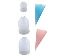 boquillas pasteleras 10 Piezas De Boquillas For Decorar, Convertidor De Conectores For Pasteles, Adaptador Pequeño, Mediano Y Grande, Convertidor De Bolsas For Decorar Boquilla de decoración