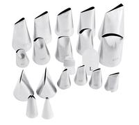 Boquillas Pasteleras 20pcs/set Rose Pastry Nozzles Cake Decorating Tools Flower Icing Piping Nozzle Cream Cupcake Tips Baking Accessories