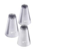 Boquillas Pasteleras Cake Decorating Tips Set Open Star Piping Nozzles Cupcake Cookies Icing 7FT 8FT 9FT