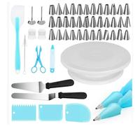 boquillas pasteleras Juego de 52 mangas pasteleras y boquillas for decorar tartas, ideal for repostería y galletas. Boquilla de decoración