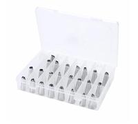 Boquillas Pasteleras Pastry Socket Cake Nozzles for Confectionery Professional Set Icing Cream Piping Tips Cookies Cupcake Decorating Tool(24 Pcs WIth Box)