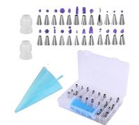 Boquillas Pasteleras Pastry Socket Cake Nozzles for Confectionery Professional Set Icing Cream Piping Tips Cookies Cupcake Decorating Tool(27 Pcs WIth Box)
