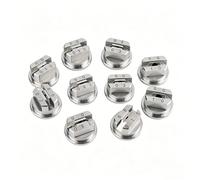 Boquillas pulverizadoras de abanico plano, Boquilla de ventilador plano repuesto acero inoxidable 304, 15-110 grados, 0,66-2mm, paquete 10 for T16 T20 T30(110°,Hole diameter：1.4 mm(0.055in))