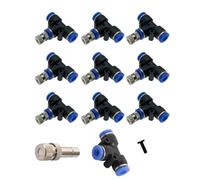 boquillas pulverizadoras, Pressure Brass Misting Nozzles Kit for Cooling System,PE Pneumatic Quick Connectors(0.4mm)