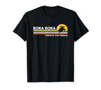 Bora Bora French Polynesia Vintage Retro Souvenirs Camiseta