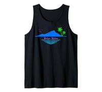 Bora Bora Palmeras Isla Playa Polinesia Recuerdo Fiyi Tahití Camiseta sin Mangas