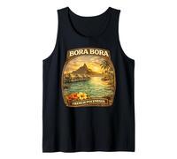 Bora Bora Polinesia Francesa Vacaciones de Luna de Miel Camiseta sin Mangas