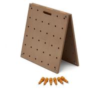 Bora Centipede CK22T - Mesa de Banco de Trabajo para Caballos de Sierra Bora Centipede - 24 x 48 Pulgadas - Incluye Parte Superior de Madera con Agujeros para Perros de 3/4 Pulgadas + 6 Asas de