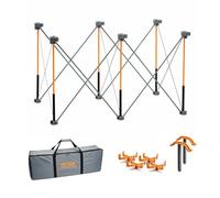 Bora Soporte de Trabajo Centipede de 2 x 4 pies y Mesa portátil | Soporte de Sawhorse con Patas de Acero Plegables, Plegables, CK6S