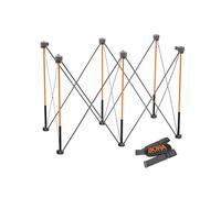 BORA Centipede CT6 Banco de Trabajo Plegable Portátil 2x4 ft 2500 LB | Capacidad 2500 lb | Altura 91,4 cm | Plegado en segundos | Superficie 61x122 cm | Correa incluida