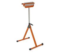 BORA Soporte de Rodillo Pedestal 3 en 1, Altura Ajustable, 136 kg | Rodillos de bolas 285 mm, rango de altura 686-1111 mm, base en A - para sierras, cepilladoras e ingletadoras