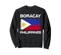 Boracay - Bandera Filipina Envejecida Sudadera