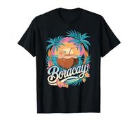 Boracay, Playa Tropical Sunset Beach, Coco Exótico y Palmeras Camiseta