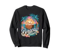 Boracay, Playa Tropical Sunset Beach, Coco Exótico y Palmeras Sudadera