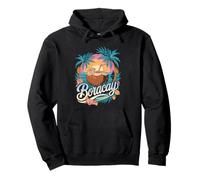 Boracay, Playa Tropical Sunset Beach, Coco Exótico y Palmeras Sudadera con Capucha