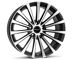Borbet BL x 8.5 x 19 ET 30 Bolt Circle 5 x 112 Hub Centrering 72.5 BL x 85930112572.5BPM, negro pulido mate