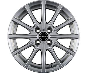 Borbet BL4 7 x 17 et 45 Círculo del perno 4 x 108 Hub centrado 72,5 BL4 70745108472.5bs, plateado brillante