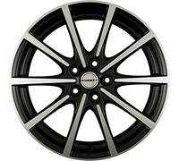 Borbet BL5 7 x 16 ET 40 Círculo del perno 5 x 114.3 Hub centrado 72,5 BL5 70640114.3572.5bs, plateado brillante