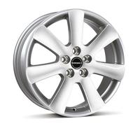 Borbet ca 8 x 17 et 35 Círculo del perno 5 x 120 Hub centrado 72,6 ca 80735120572.6 KS, cristal plata