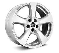 Borbet CC 8.5 x 18 ET 35 Bolt Circle 5 x 120 Hub Centering 72.5 CC 85835120572.5KS/TH, Crystal Silver