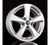 Borbet CC 8.5 x 18 ET 50 Bolt Circle 5 x 112 Hub Centering 72.5 CC 85850112572.5KS/TH, Crystal Silver