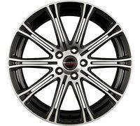 Borbet CW 1 8 x 18 ET 40 Bolt Circle 5 x 114.3 Hub Centering 72.5 CW1 80840114.3572.5HS, Hyper Silver