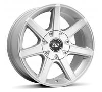 Borbet CWE 8 x 17 et 10 Círculo del perno 6 X 139.7 Hub centrado 110.1 CWE 80710139.76110.1 KS, cristal plata