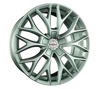 Borbet DY 8,5 x 19 et 32 Círculo del perno 5 x 114.3 Hub centrado 72,5 DY 85932114.3572.5bs, plateado brillante