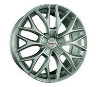 Borbet DY 8 x 18 et 45 Círculo del perno 5 x 114.3 Hub centrado 72,5 DY 80845114.3572.5bs, plateado brillante