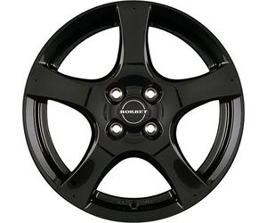 Borbet F 8 x 18 et 50 Círculo del perno 5 x 112 Hub centrado 72,5 F 80850112572.5bg, Negro Brillante