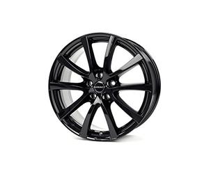 Borbet LV4 5,5 x 14 et 35 Círculo del perno 4 x 98 Hub centrado 64 LV4 55435098464.0bg, Negro Brillante