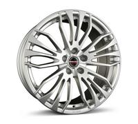 Borbet RB 8 x 18 et 30 Círculo del perno 5 x 112 Hub centrado 66,5 RB 80830112566.5sts, Plata de Ley