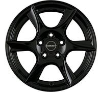 Borbet TL 6 x 15 ET 38 Bolt Circle 5 x 100 Hub Centering 57.06 TL 60538100557.06BG/T, Black Glossy