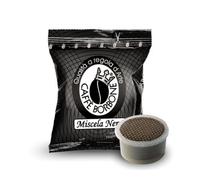 Borbone - 50 Cápsulas de color negro, compatibles con Espresso
