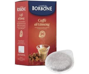 Borbone - Juego de 6 cápsulas de café con papel de filtro de ginseng ESE (44 mm), color café
