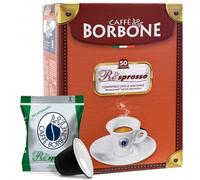 Caffè Borbone Respresso, Mezcla de Café Dek Descafeinada - 50 Cápsulas - Compatibles con Máquinas de Café Nespresso®* para uso doméstico
