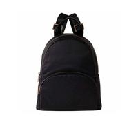 Borbonese - Mochila Mediana Eco Line - Bags - Mujer - Negro - ONE SIZE -