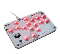 Borcham Haute42 S16 - Barra de arcade sin palanca, con funciones RGB y turbo DIY, latencia de entrada <1ms, compatible con PC/PS3/PS4/Switch/Steam Deck, compatible con Hot Swap y SOCD