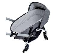 Borda y más Cubre capazo o Funda para capazo Recortada Acolchada + sábana Bajera A Medida (Gris)