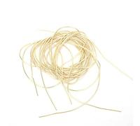 Bordado de Alambre de Lingotes Francés, Alambre Francés para la Fabricación de Joyas, Hilo Dental, Hilo de Bordar Alambre de Cobre Costura Brillo 1,5 Mm de diámetro. Manual DIY
