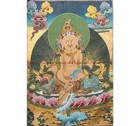 Bordado de Seda Tibetano Thangka 12 Zodiaco Nueve Palacio Gossip Tangka Yoga Tapiz Budista Colgante de Pared Arte de la Pared decoración del hogar Tapiz