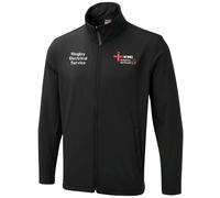 Bordado Personalizado Nic Eic Doméstico Instalador Logo Chaqueta Softshell Negro