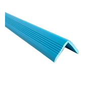 Borde Antideslizante for escaleras, Autoadhesivo, de 1, 5 o 10 Metros, PVC, Impermeable, for Esquinas Pared, Tiras for Bordes(Light Blue,2.5x2.5CM1meter)