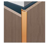 Borde de aluminio para escalones Embellecedor en ángulo oblicuo de aleación de aluminio, 3 piezas, 5,5-18,5 mm x 0,9 m, multicolor
